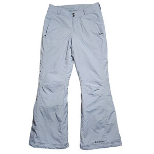 Columbia Omni-tech Medium Light Gray Snow Pants Ski Pants Waterproof Insulated